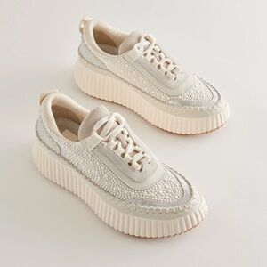 Never worn, new. Dolce Vita Dolen Pearl Sneakers.